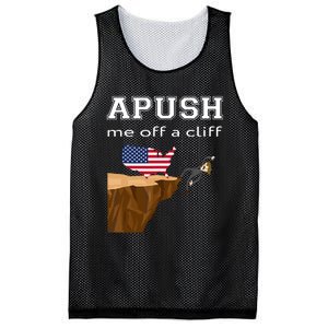 Apush Me Off A Cliff 2024 Ap Exam For Students Funny Trendy Mesh Reversible Basketball Jersey Tank