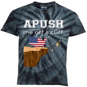 Apush Me Off A Cliff 2024 Ap Exam For Students Funny Trendy Kids Tie-Dye T-Shirt