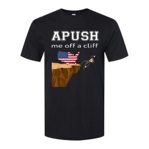 Apush Me Off A Cliff 2024 Ap Exam For Students Funny Trendy Softstyle CVC T-Shirt