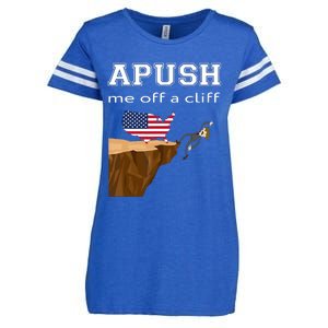 Apush Me Off A Cliff 2024 Ap Exam For Students Funny Trendy Enza Ladies Jersey Football T-Shirt