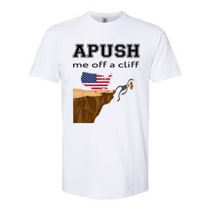 Apush Me Off A Cliff 2024 Ap Exam For Students Funny Trendy Softstyle CVC T-Shirt