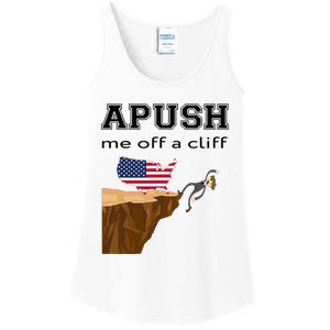 Apush Me Off A Cliff 2024 Ap Exam For Students Funny Trendy Ladies Essential Tank