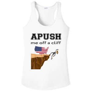 Apush Me Off A Cliff 2024 Ap Exam For Students Funny Trendy Ladies PosiCharge Competitor Racerback Tank