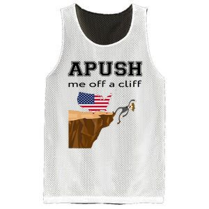 Apush Me Off A Cliff 2024 Ap Exam For Students Funny Trendy Mesh Reversible Basketball Jersey Tank