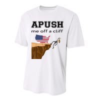 Apush Me Off A Cliff 2024 Ap Exam For Students Funny Trendy Performance Sprint T-Shirt