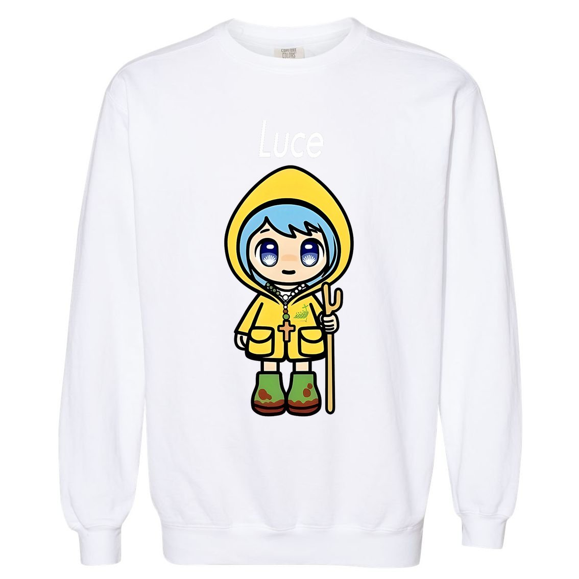 Anime Mascot Of The 2025 Jubilee Garment-Dyed Sweatshirt