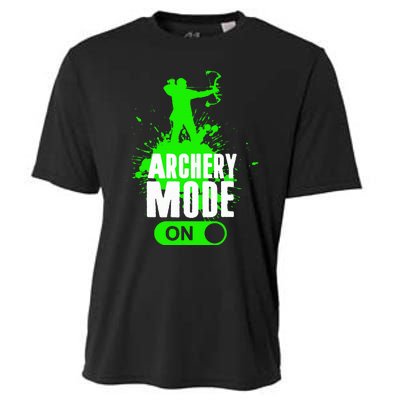 Archery Mode On Cool Hunting Bow Arrow Archer Cooling Performance Crew T-Shirt