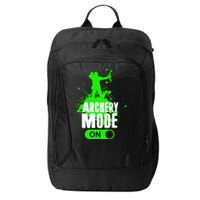Archery Mode On Cool Hunting Bow Arrow Archer City Backpack
