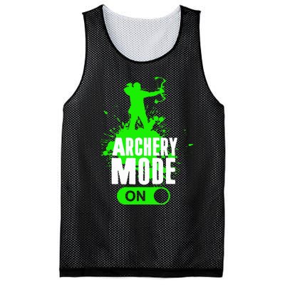 Archery Mode On Cool Hunting Bow Arrow Archer Mesh Reversible Basketball Jersey Tank