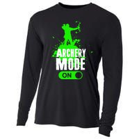 Archery Mode On Cool Hunting Bow Arrow Archer Cooling Performance Long Sleeve Crew