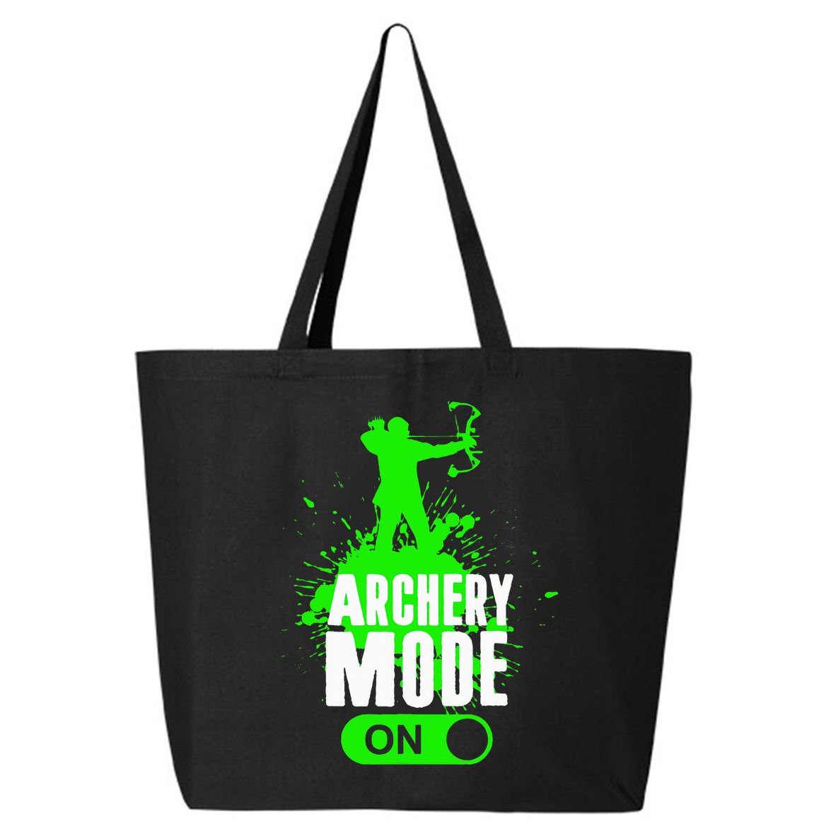 Archery Mode On Cool Hunting Bow Arrow Archer 25L Jumbo Tote