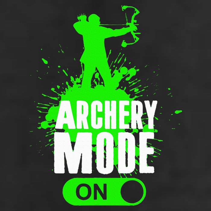 Archery Mode On Cool Hunting Bow Arrow Archer 25L Jumbo Tote