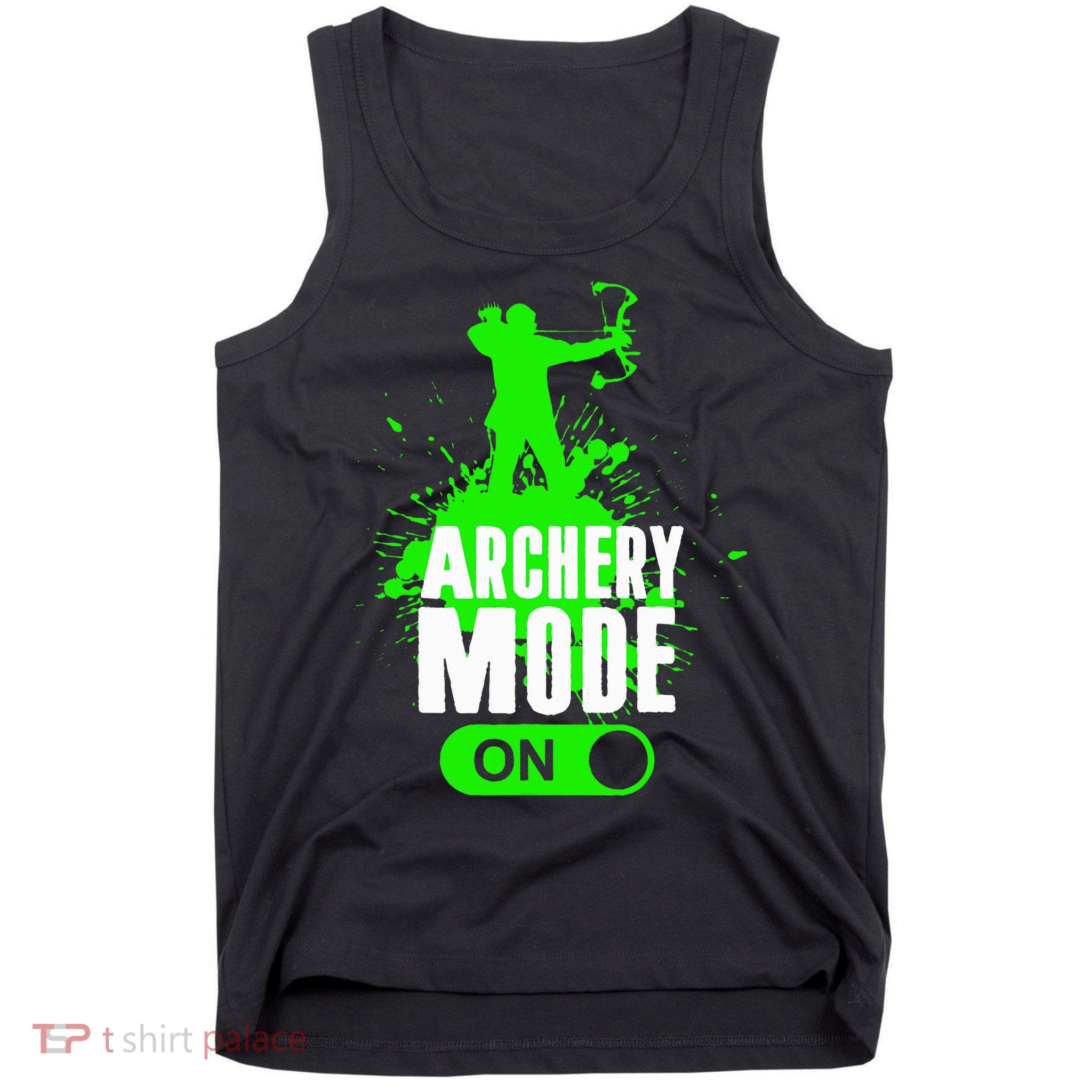 Archery Mode On Cool Hunting Bow Arrow Archer Tank Top