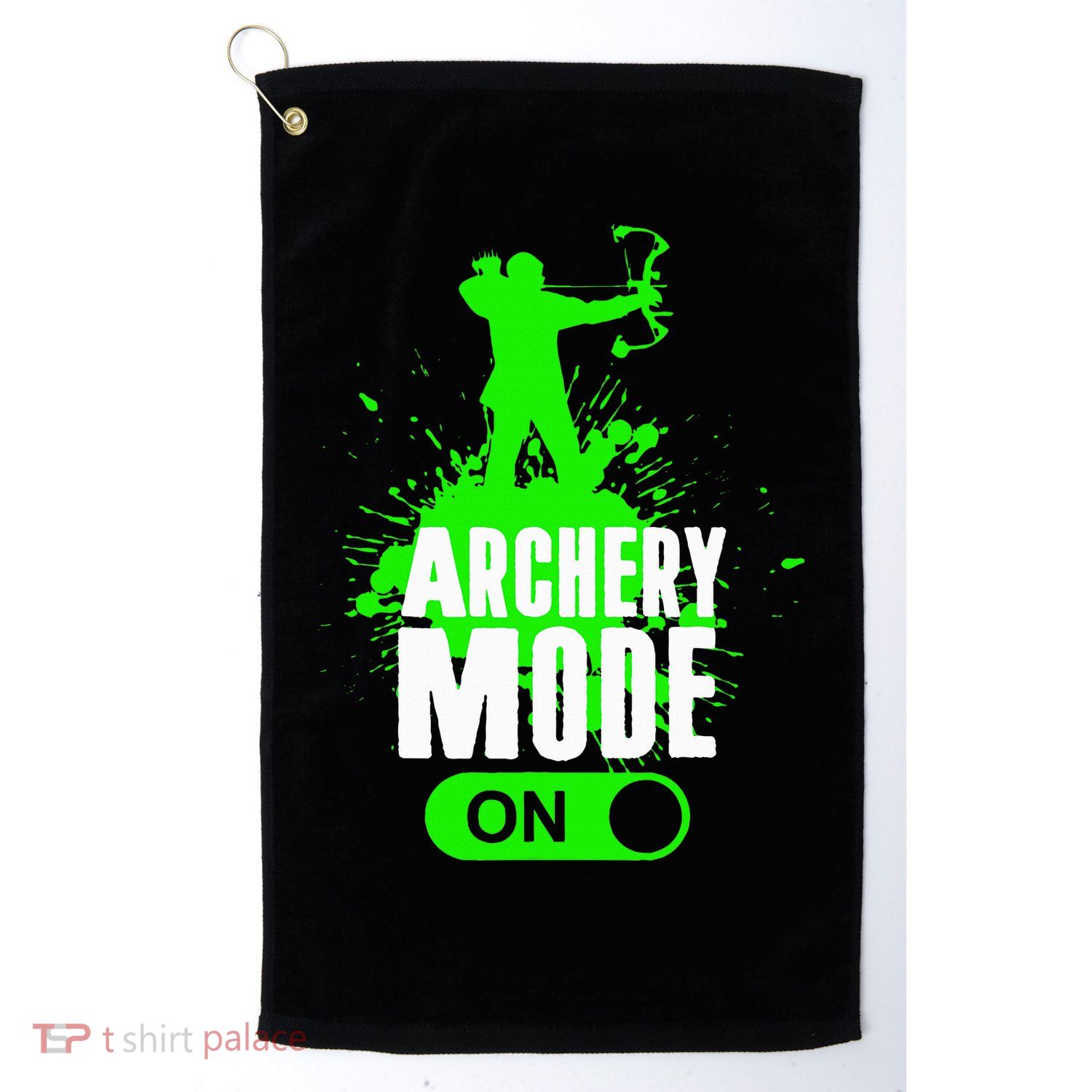 Archery Mode On Cool Hunting Bow Arrow Archer Golf Towel