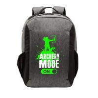 Archery Mode On Cool Hunting Bow Arrow Archer Vector Backpack
