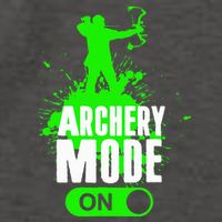 Archery Mode On Cool Hunting Bow Arrow Archer Vector Backpack