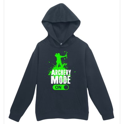 Archery Mode On Cool Hunting Bow Arrow Archer Urban Pullover Hoodie