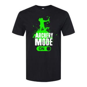 Archery Mode On Cool Hunting Bow Arrow Archer Softstyle® CVC T-Shirt