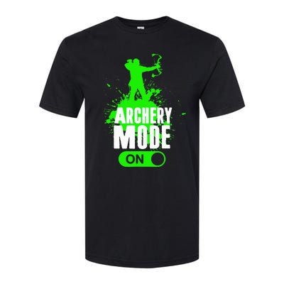 Archery Mode On Cool Hunting Bow Arrow Archer Softstyle CVC T-Shirt