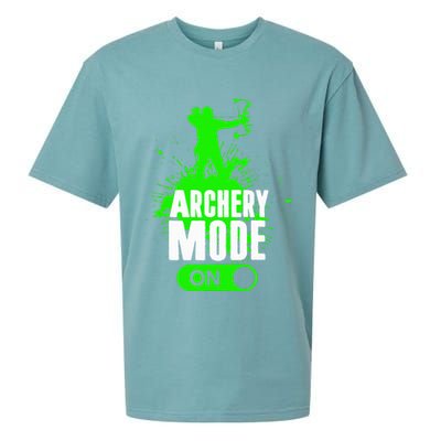 Archery Mode On Cool Hunting Bow Arrow Archer Sueded Cloud Jersey T-Shirt
