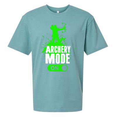 Archery Mode On Cool Hunting Bow Arrow Archer Sueded Cloud Jersey T-Shirt