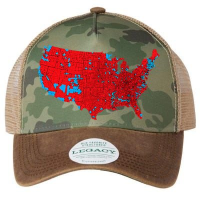 Accurate Map Of 2024 Election Results Legacy Tie Dye Trucker Hat