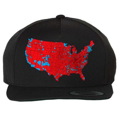 Accurate Map Of 2024 Election Results Wool Snapback Cap