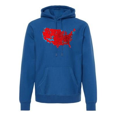 Accurate Map Of 2024 Election Results Premium Hoodie