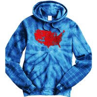 Accurate Map Of 2024 Election Results Tie Dye Hoodie