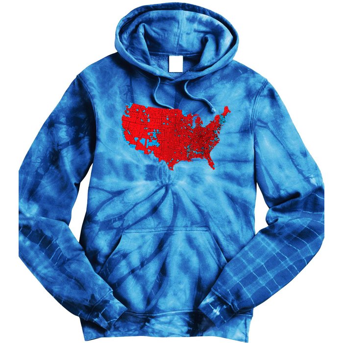 Accurate Map Of 2024 Election Results Tie Dye Hoodie