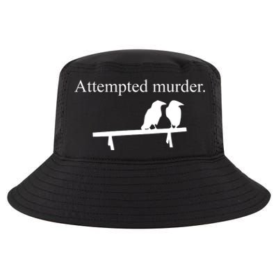 Attempted Murder Of Crows Funny Cool Comfort Performance Bucket Hat