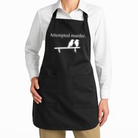 Attempted Murder Of Crows Funny Apron