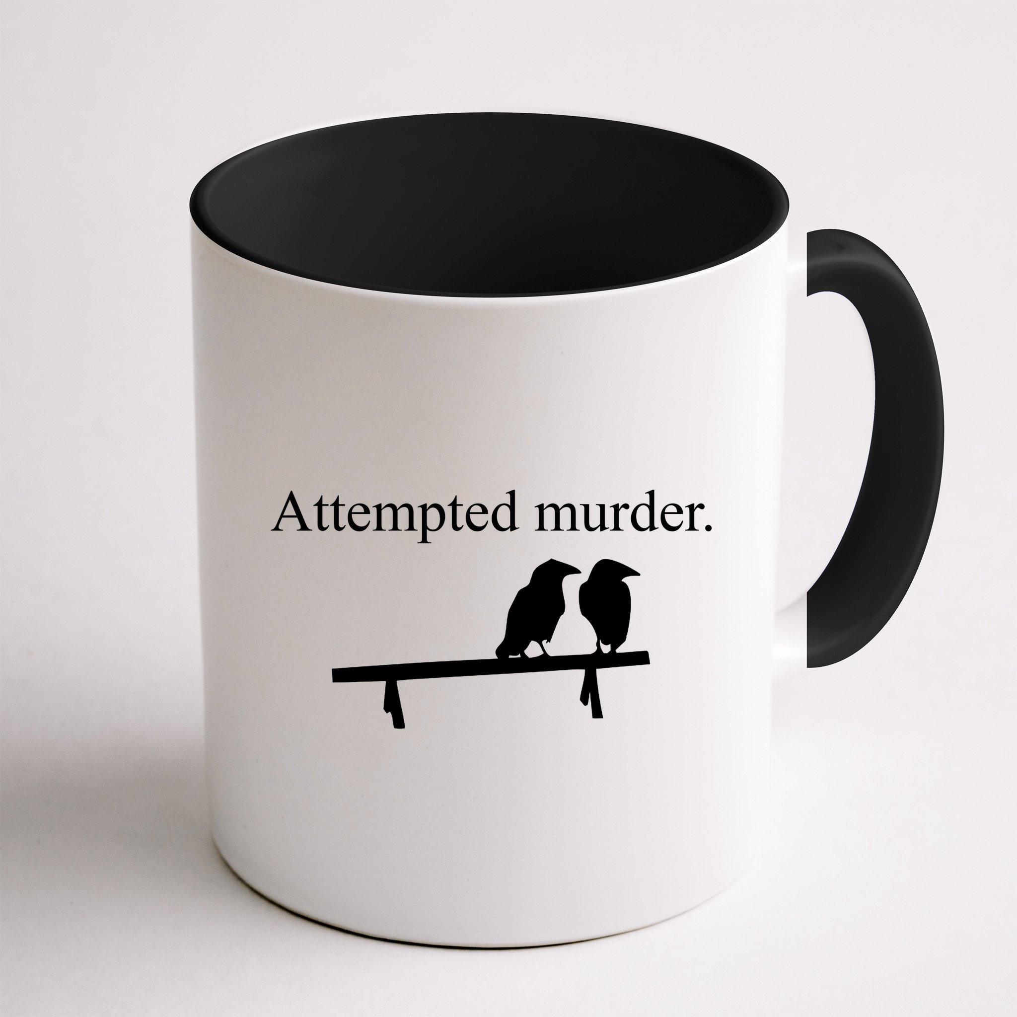Attempted Murder Of Crows Funny Mug