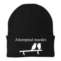 Attempted Murder Of Crows Funny Beanie