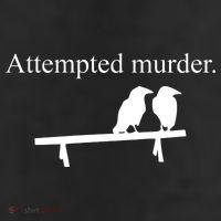 Attempted Murder Of Crows Funny Beanie