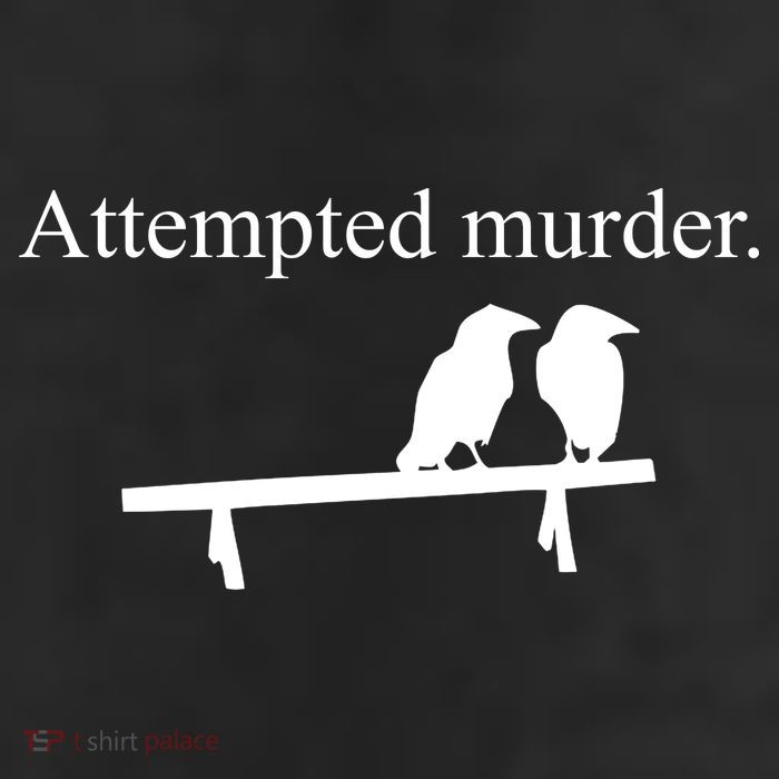 Attempted Murder Of Crows Funny Beanie