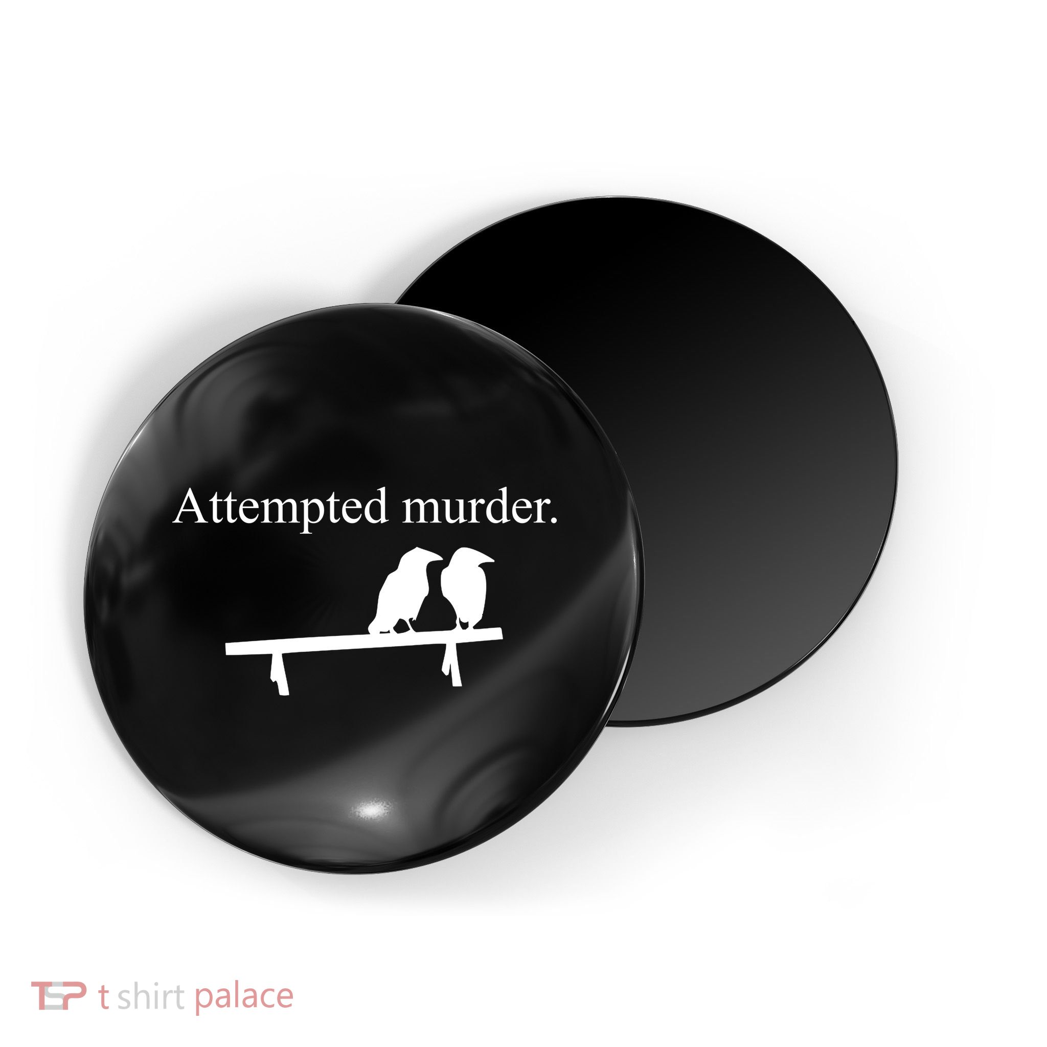Attempted Murder Of Crows Funny Magnet