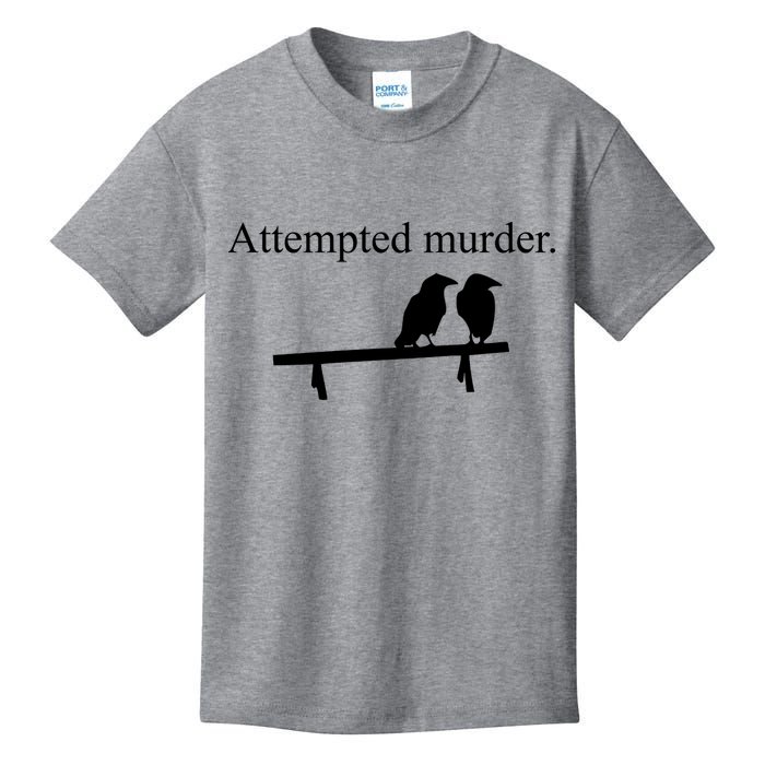 Attempted Murder Of Crows Funny Kids T-Shirt