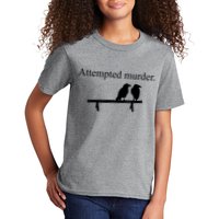 Attempted Murder Of Crows Funny Kids T-Shirt