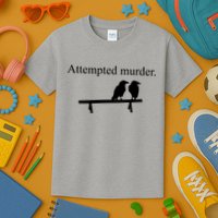 Attempted Murder Of Crows Funny Kids T-Shirt