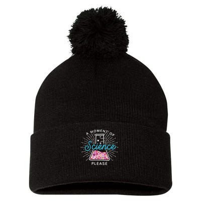 A Moment Of Science Please Scientist Science Teacher Gift Pom Pom 12in Knit Beanie