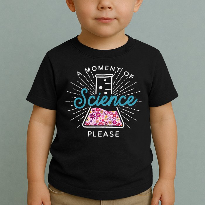 A Moment Of Science Please Scientist Science Teacher Gift Toddler T-Shirt