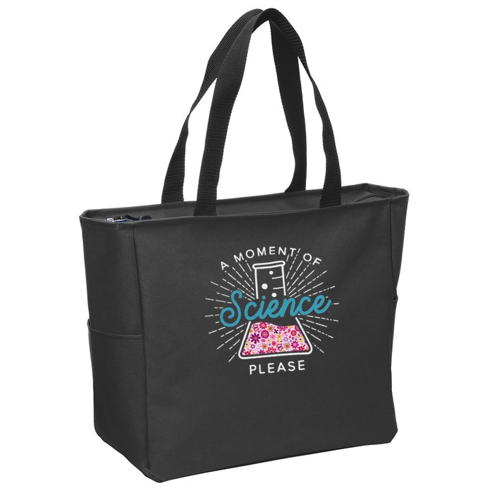 A Moment Of Science Please Scientist Science Teacher Gift Zip Tote Bag