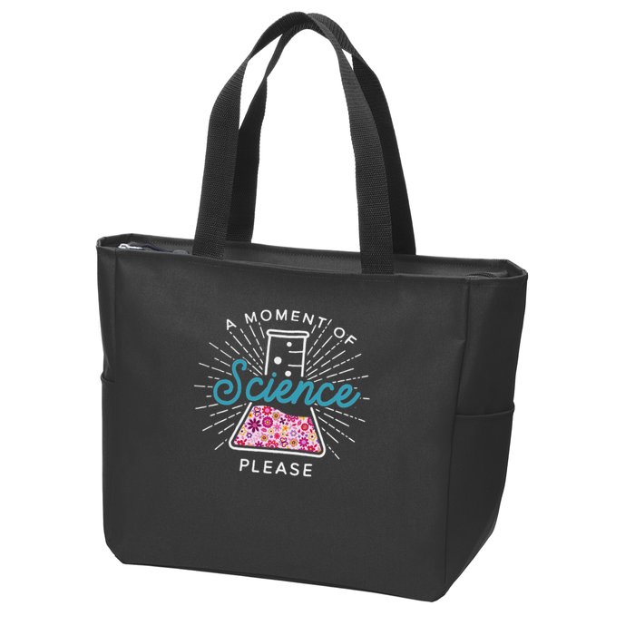 A Moment Of Science Please Scientist Science Teacher Gift Zip Tote Bag