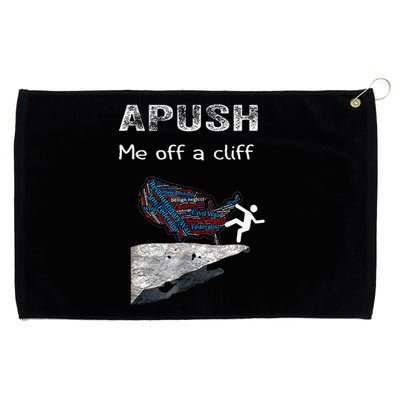 Apush Me Off A Cliff Funny Ap Us History Grommeted Golf Towel