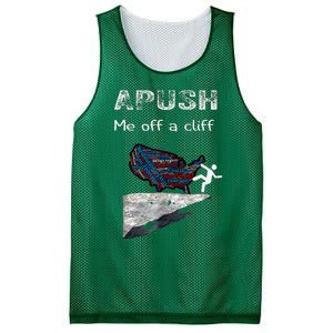 Apush Me Off A Cliff Funny Ap Us History Mesh Reversible Basketball Jersey Tank