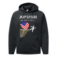 Apush Me Off A Cliff 2024 Ap Exam For Students Performance Fleece Hoodie