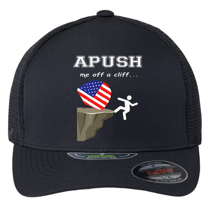 Apush Me Off A Cliff 2024 Ap Exam For Students Flexfit Unipanel Trucker Cap