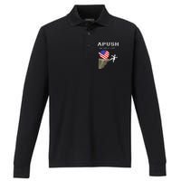 Apush Me Off A Cliff 2024 Ap Exam For Students Performance Long Sleeve Polo