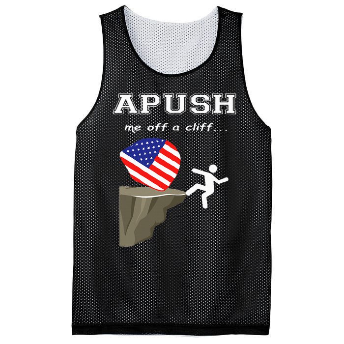 Apush Me Off A Cliff 2024 Ap Exam For Students Mesh Reversible Basketball Jersey Tank